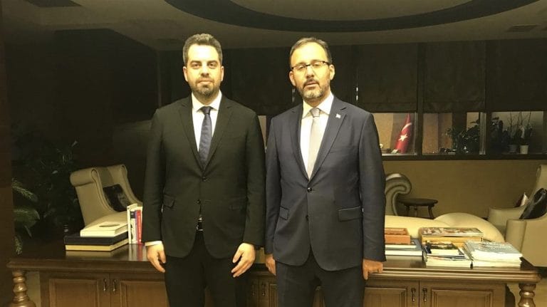 Başkan Özdemir, Gençlik ve Spor Bakanımızı Ziyaret Etti