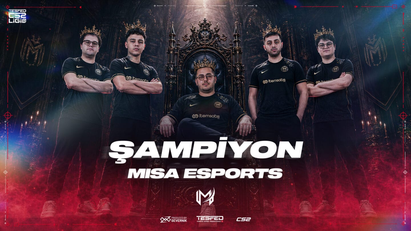 TESFED CS2 LİGİ Sezon 3 Şampiyonu MISA ESPORTS!